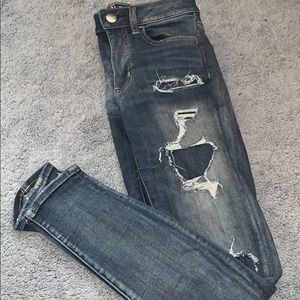 American Eagle ripped jeans